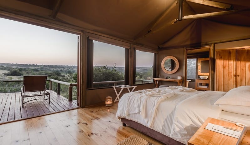 LUXURY SAFARI TENT BEDROOM